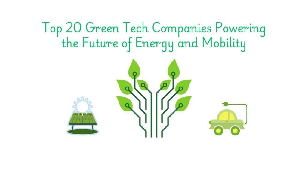 green tech companies