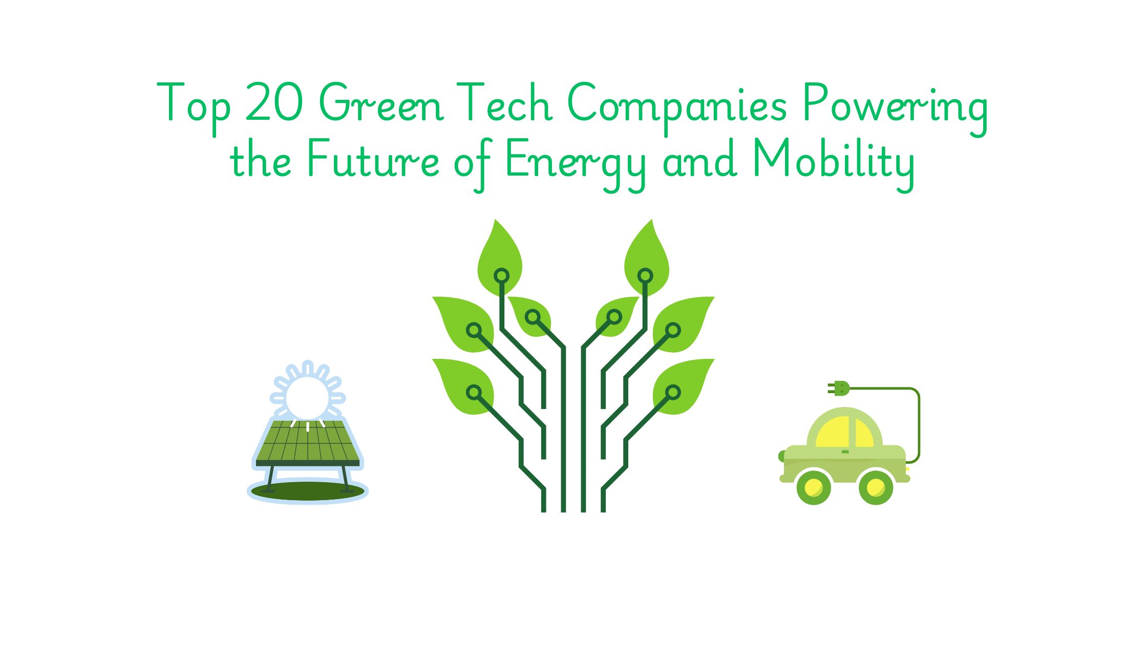 green tech companies