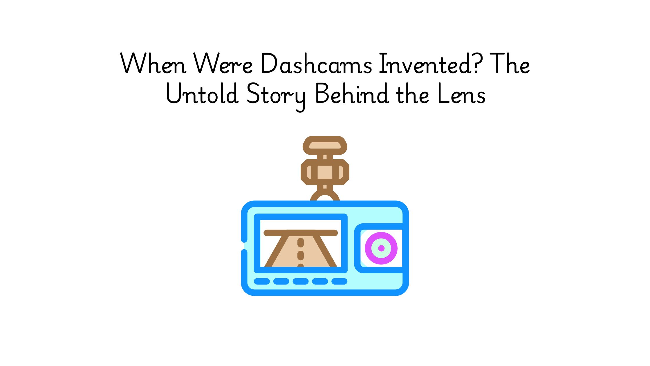 when were dashcams invented