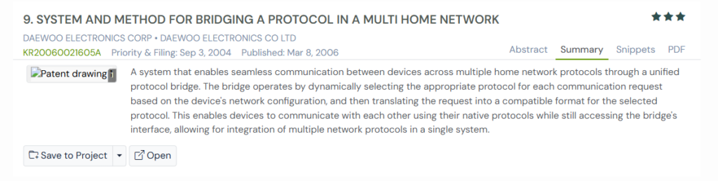 GPS snapshot of KR20060021605A summary