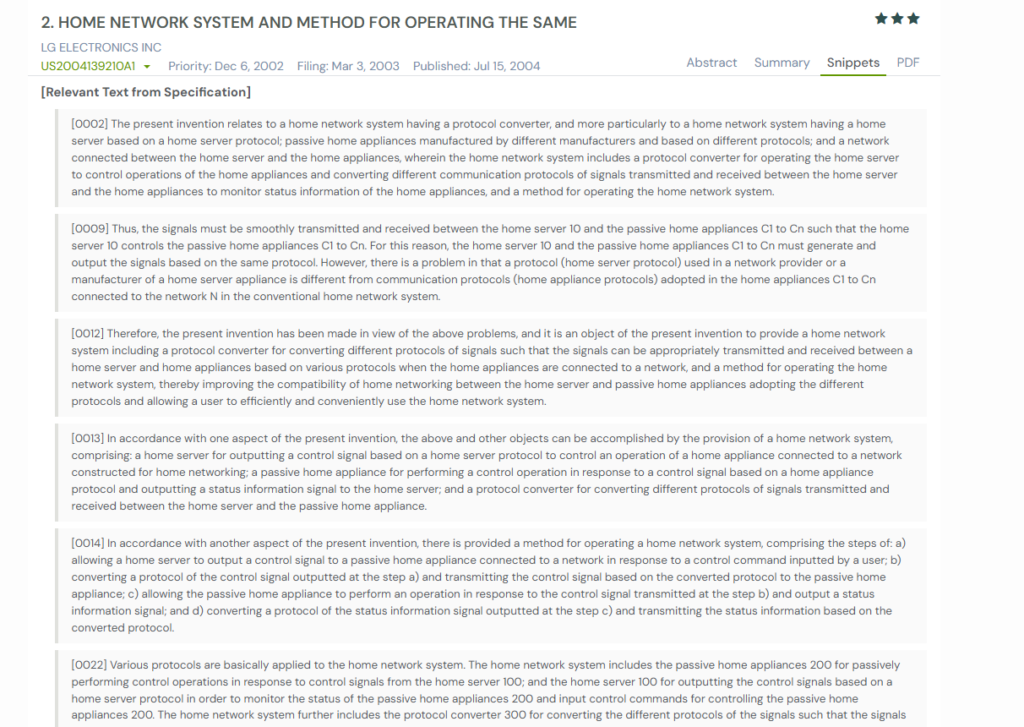 GPS Snapshot of US2004139210A1 snippets