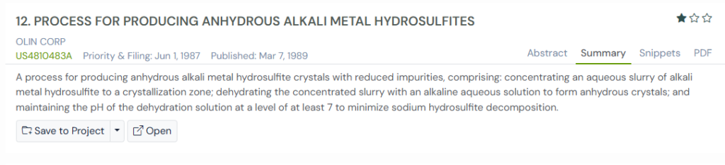 GPS snapshot of US4810483A summary