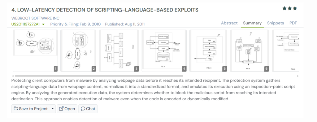 GPS snapshot of US2011197272A1 summary