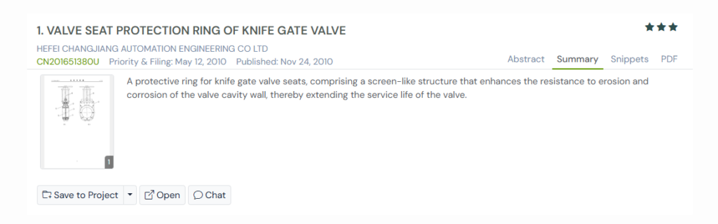 GPS snapshot of CN201651380U summary