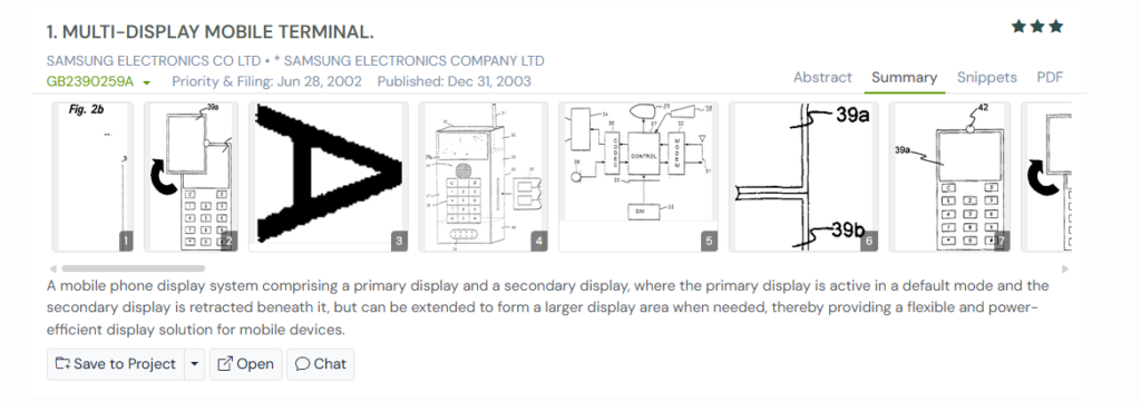 GPS snapshot of GB2390259A summary