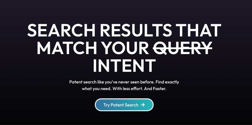 Global Patent Search Homepage